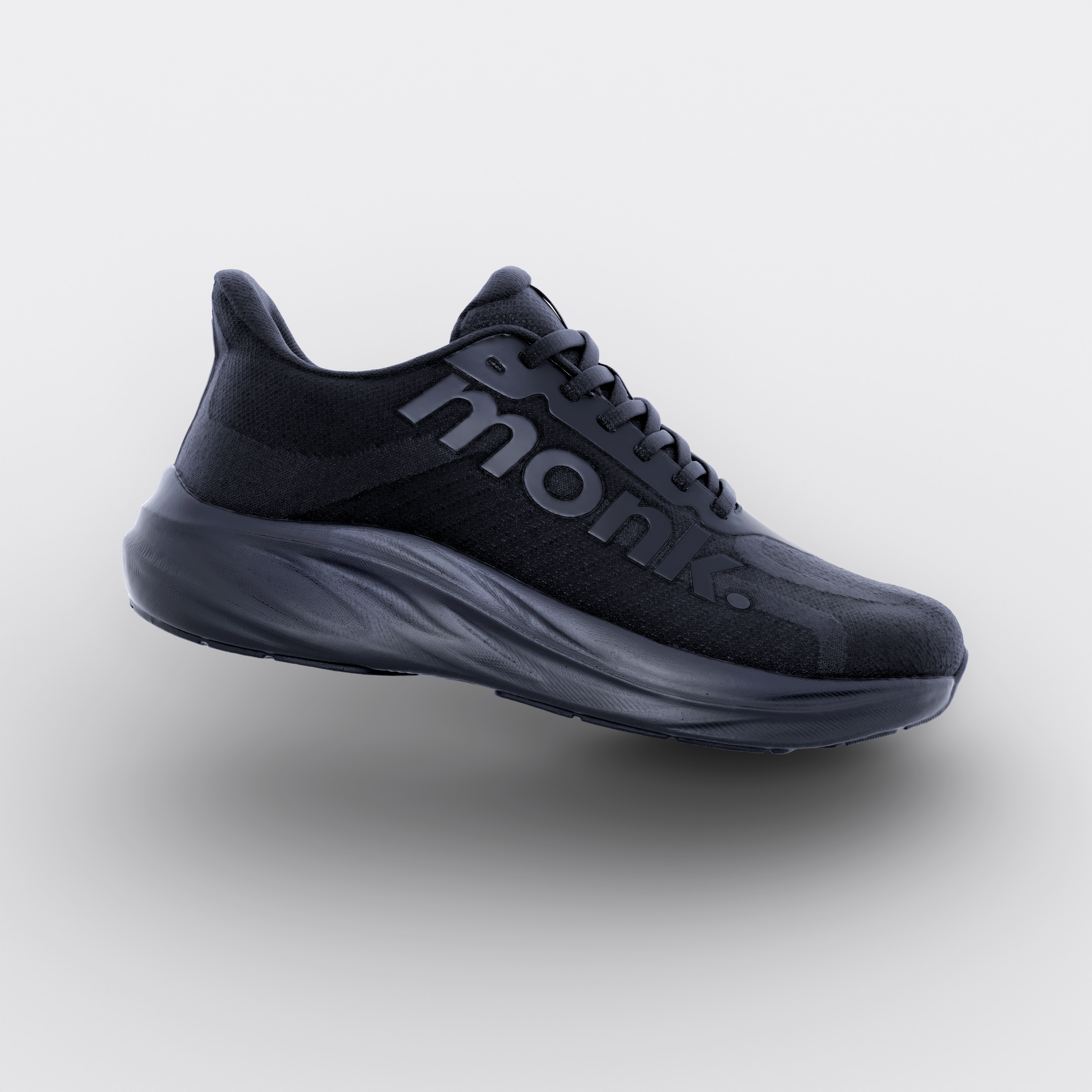Zapatillas running Zero Haus – vista frontal, puntera reforzada y perfil aerodinámico